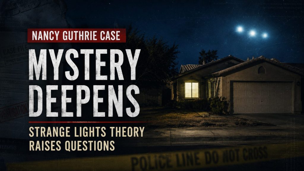 Strange Lights Add New Twist To Nancy Guthrie Mystery