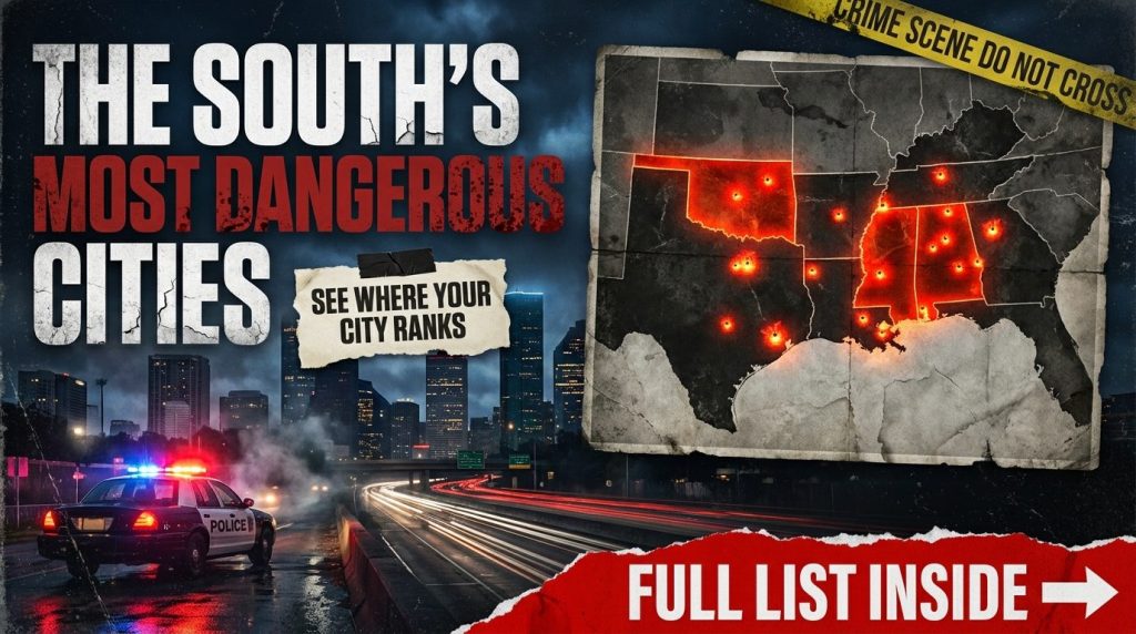 Is Your City on the List? The South’s Most Dangerous Cities, Ranked