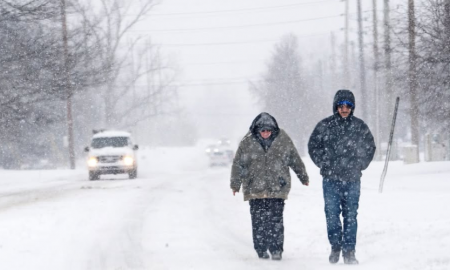 Winter Storm In USA