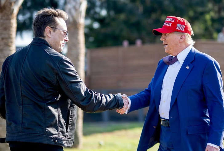 Trump and Elon Musk together