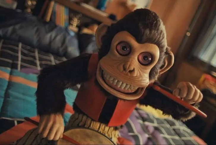 "The Monkey" horror film featuring cursed toy.