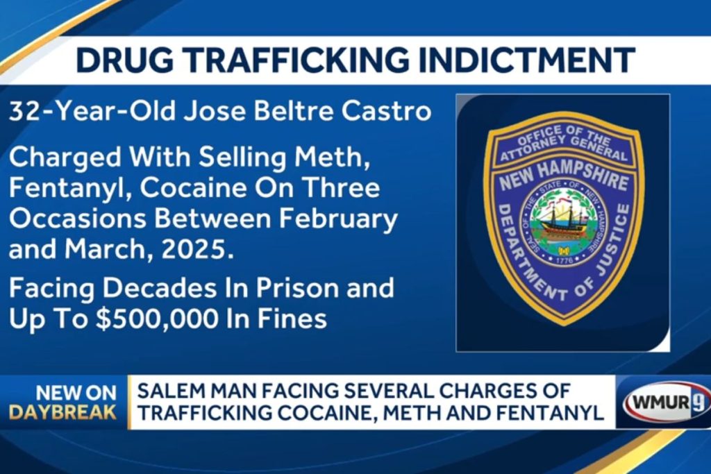 Salem man facing charges for trafficking cocaine, fentanyl and meth, prosecutors say