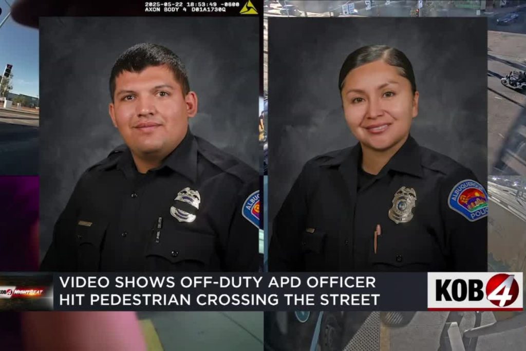 Video shows timeline of hit-and-run involving off-duty Albuquerque police officers