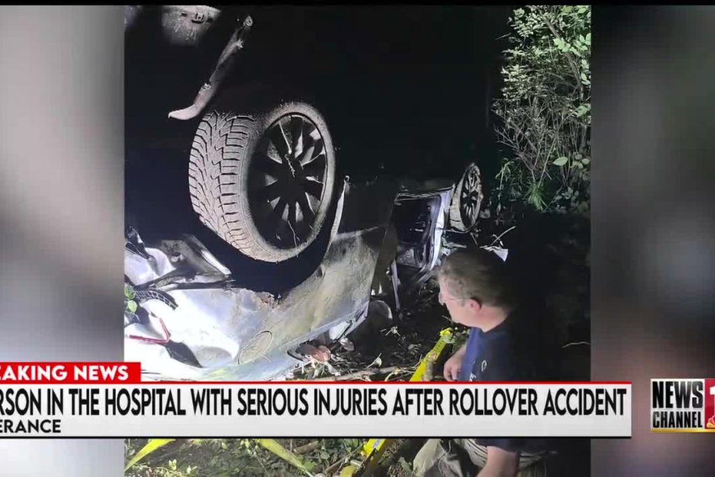 1 person in the hospital with serious injuries after rollover accident in Schoharie County