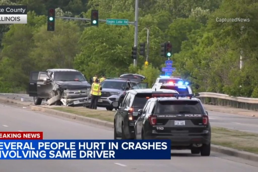 Children among several hurt in hit-and-run crashes as driver leads Lake County deputies on chase