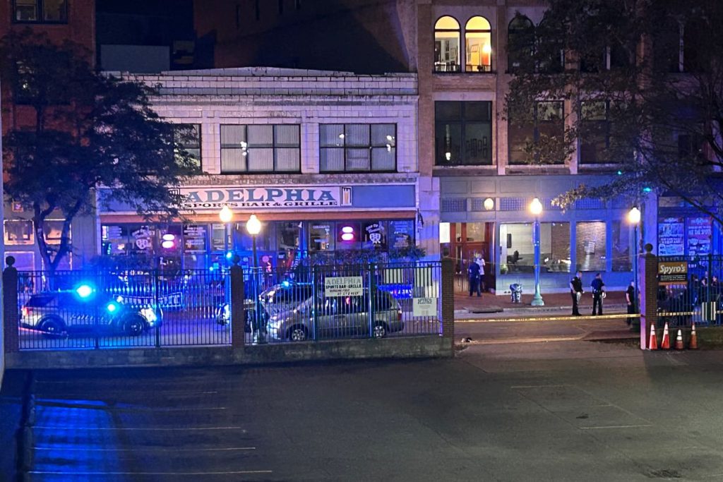 One transported, one arrested after shooting near Charleston sports bar