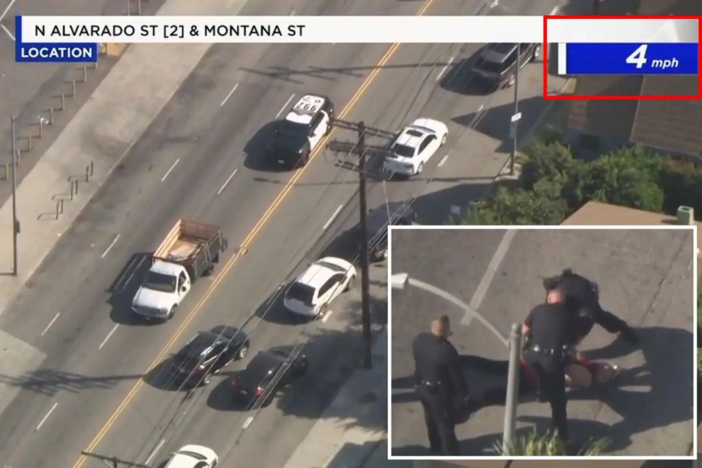 The Tires Were Gone but the Chase Still Happened