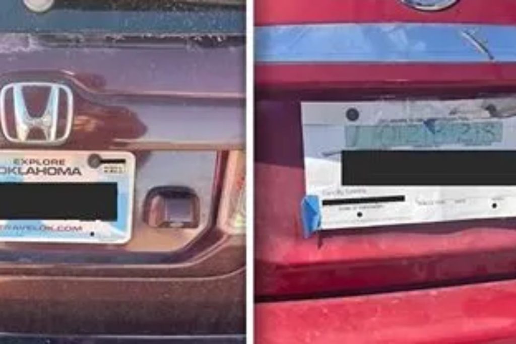 Police spot driver with tag two years out of date