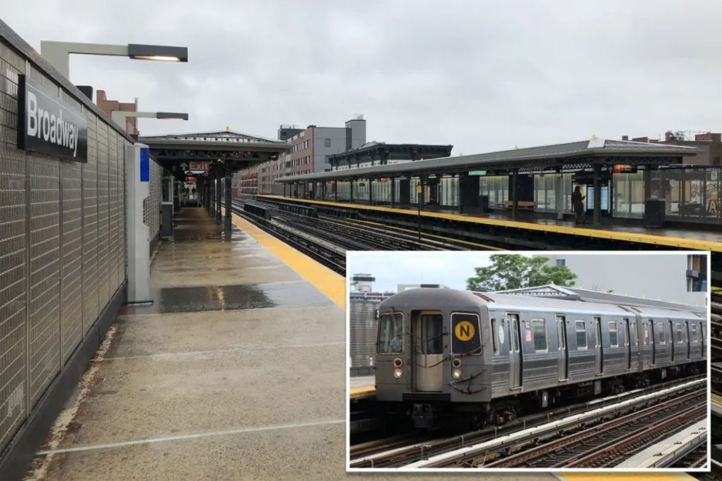 Dreadlocked female bandit broke into parked MTA subway train in Queens and took it on a one-stop joyride: cops