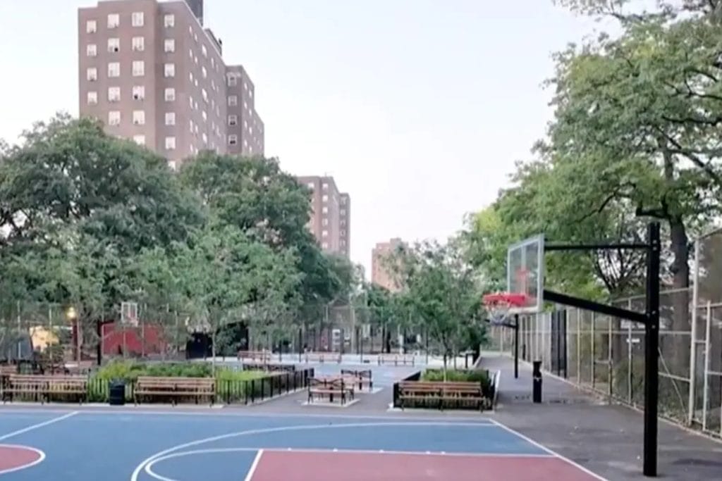 NYC Housing Complex Chaos as Gunman in Black Wounds 2 Teens