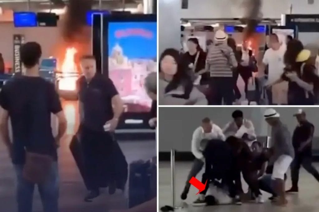 Chaos in Milan: Maniac Torches Airport Check-In Desk, Travelers Flee in Panic