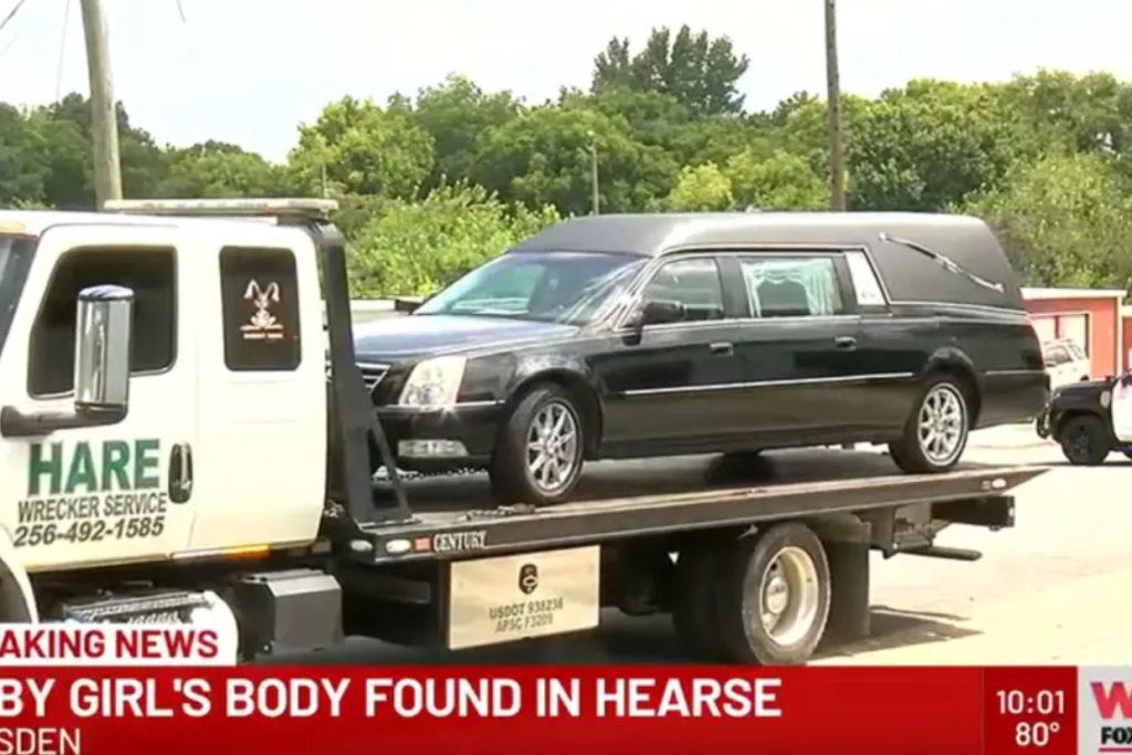Funeral home horror as baby’s strangled body left in hearse