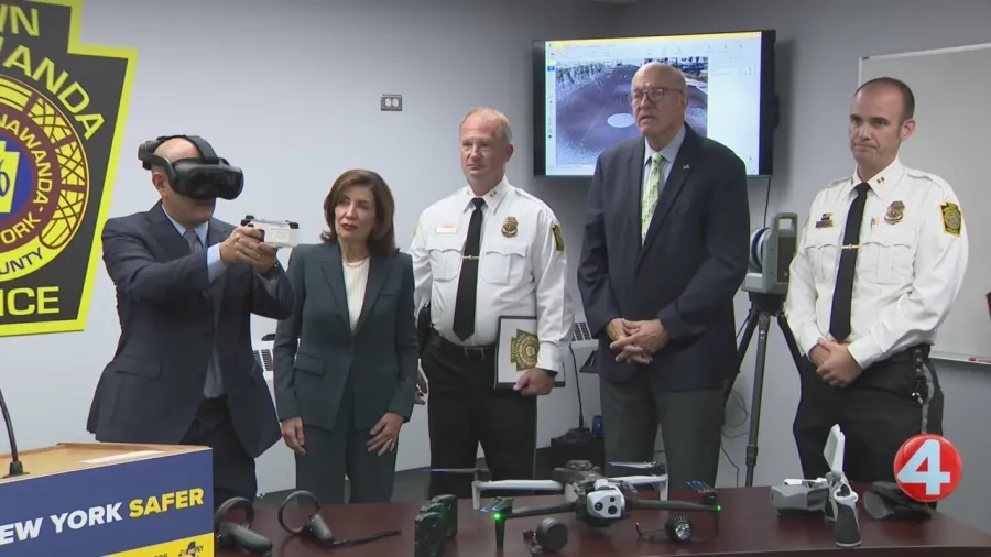 Crime rates down in Erie County after law enforcement technology grants, Hochul says