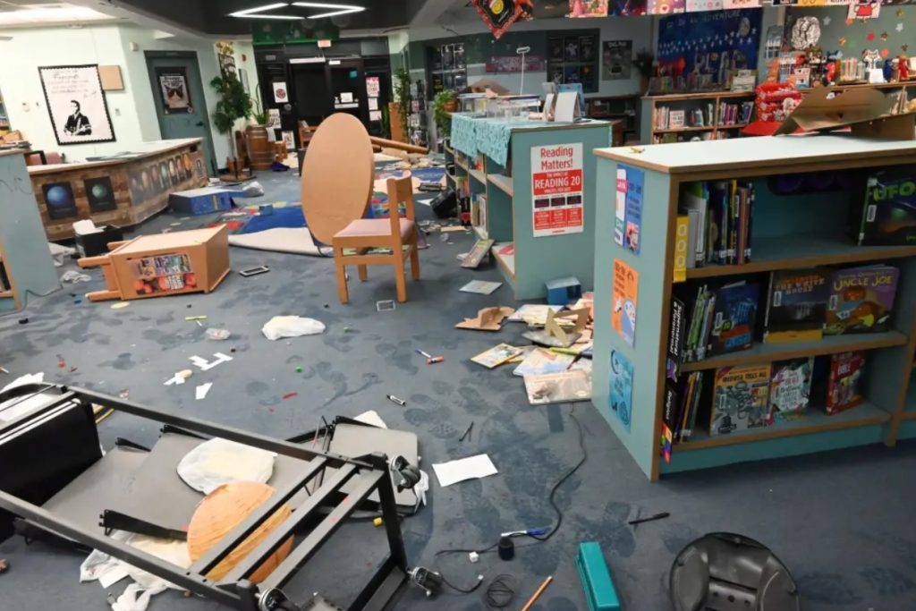 Florida Boys Wreck School Library With $50K Damage — Moms Turn Them In