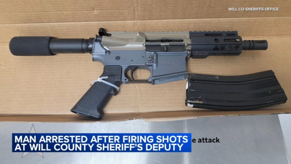 Man facing attempted murder, other charges after shooting at deputy in Will County: sheriff
