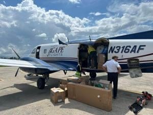 Agape Flights will fly supplies to Jamaica