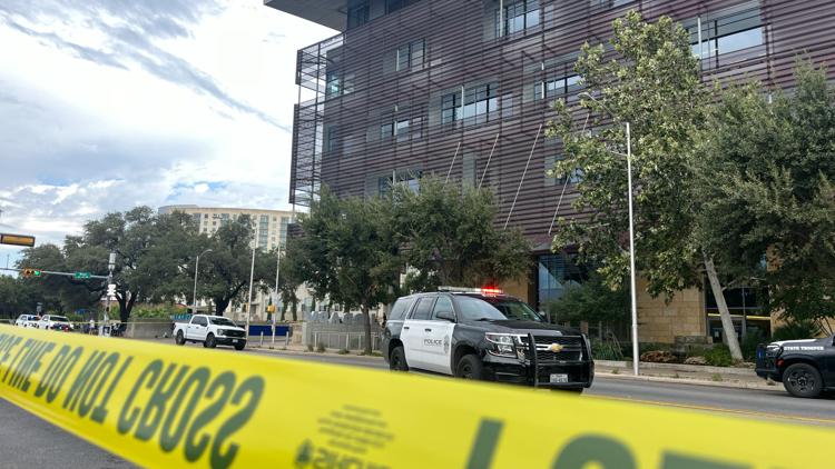 Police searching for suspect after shooting at Austin Public Library downtown