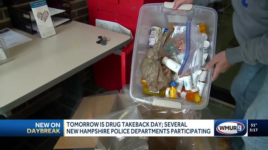 Drop off unwanted prescription drugs during this fall’s Drug Take Back Day in New Hampshire