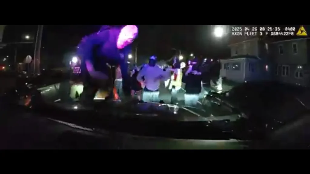 Police make fifth arrest in CT street takeover, accuse man of jumping on police cruiser