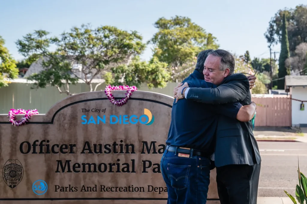 A fallen San Diego officer once patrolled this park. The place is now named for him.