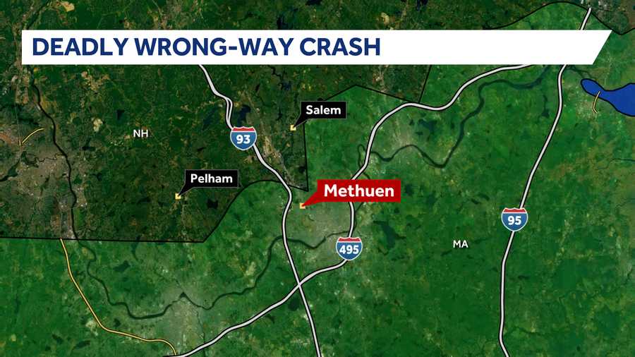 1 dead, 1 seriously injured in wrong-way crash on Interstate 495 in Massachusetts