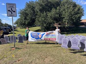 Central students’ roadside display illustrates dangers of drunk driving
