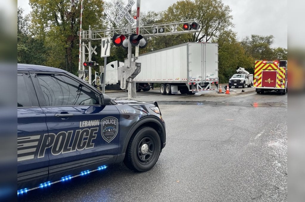 Lebanon Traffic Alert, Lane Closures on S. Hartman Dr. Following Non-Injury Collision