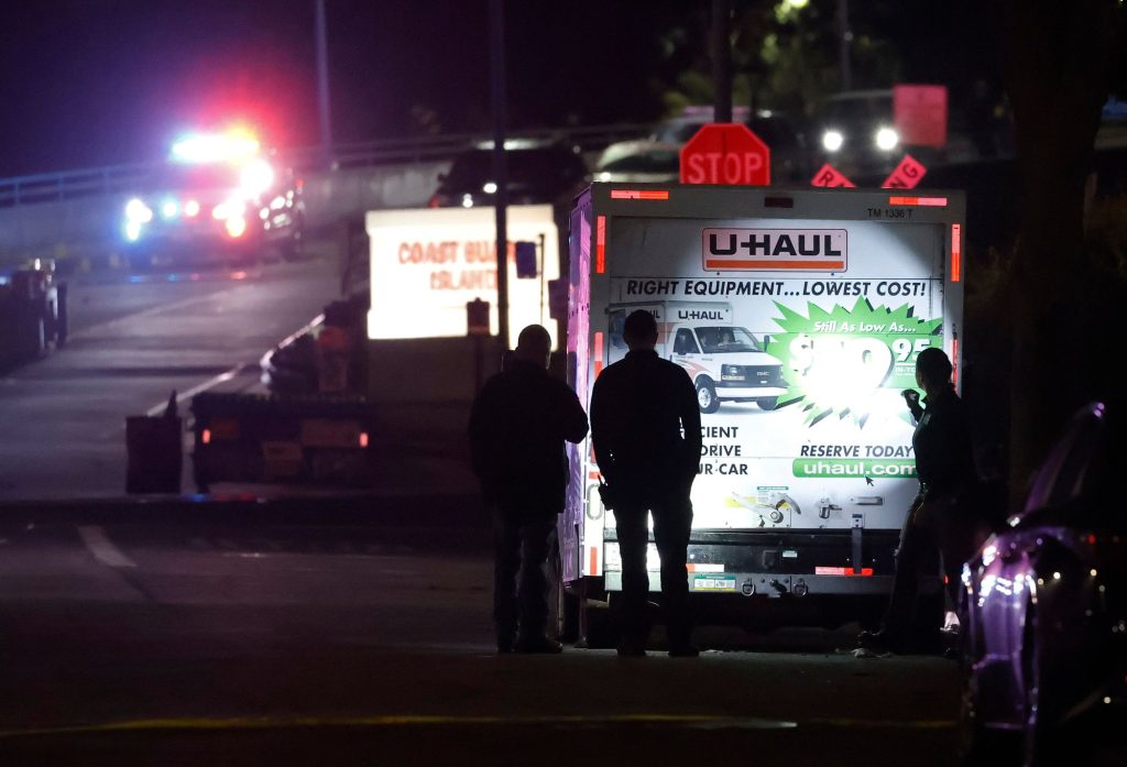 Two Injured After Bizarre Incident Where U-Haul Was Driving ‘Erratically’ Around Coast Guard Island Protest