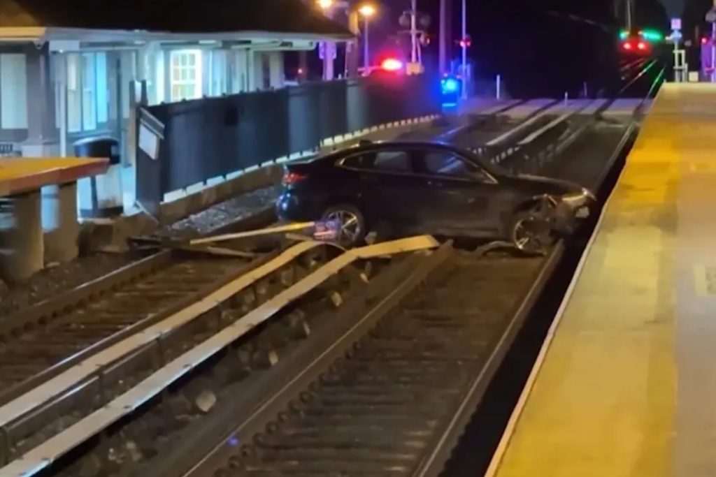 Shocking DUI: Ex-Adelphi President Lands Car on LIRR Tracks After Wild Crash