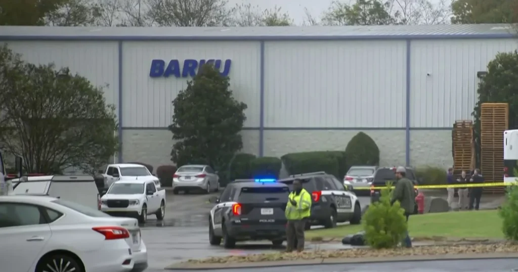 Two shot and killed at plastics plant