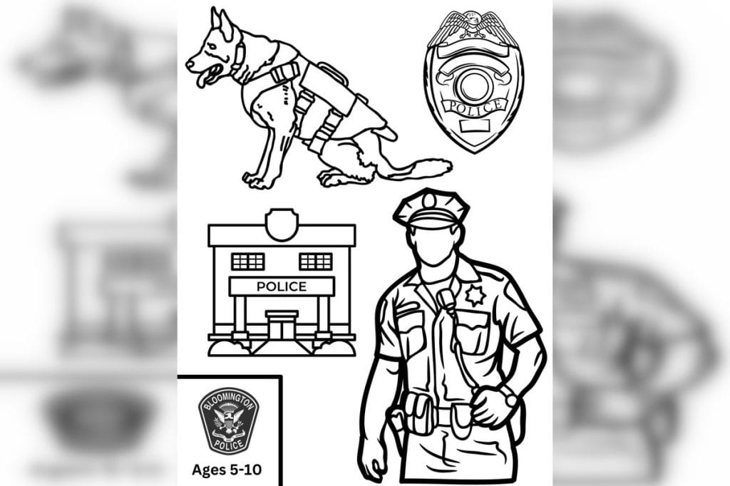 Bloomington Police Department Extends Coloring Contest Deadline, Offers Treat-Filled Drop-Off and Great Wolf Lodge Prize