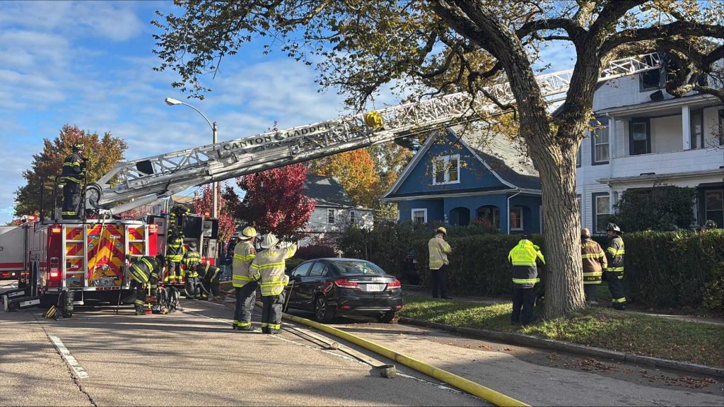 House fire in South Shore town prompts large emergency response