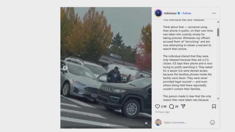 Very inhumane’: Woman details hours-long ICE detainment after taking photos of agents’ license plates