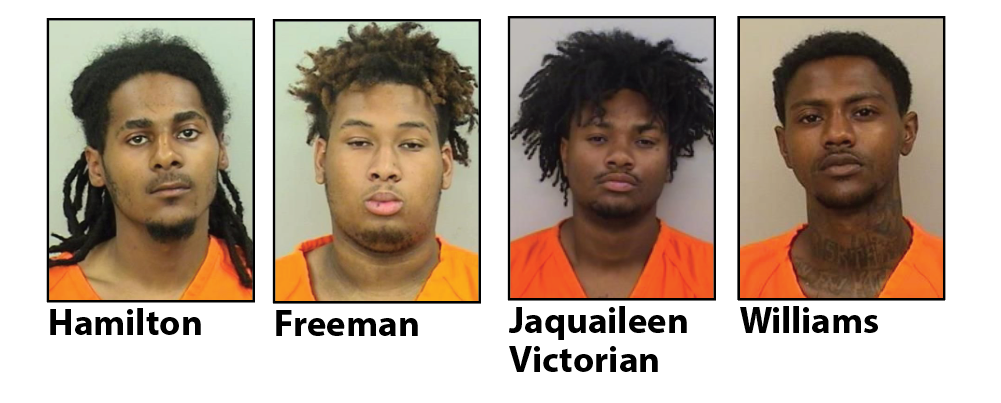 Five linked to burglaries, thefts outside nightclub