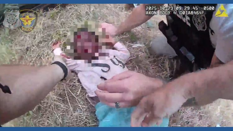 Fort Worth officers and bystanders rescue infant pinned under an overturned vehicle