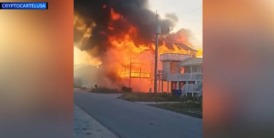 Massive Surf City fire guts beach home, damages others on Topsail Island