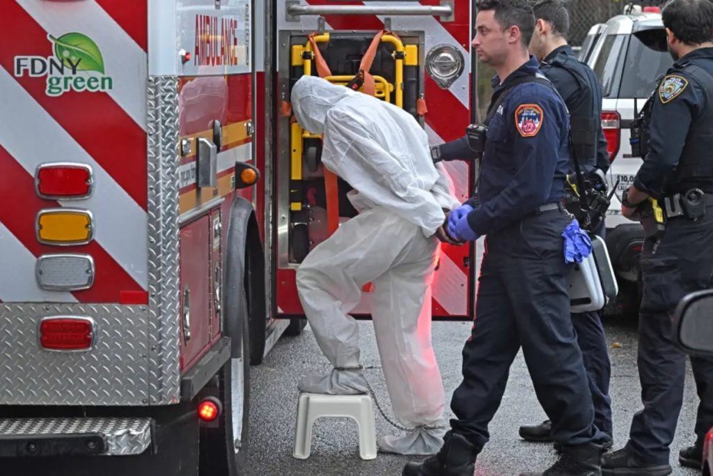 Brooklyn precinct horror as bloodied man calmly confesses to killing friend