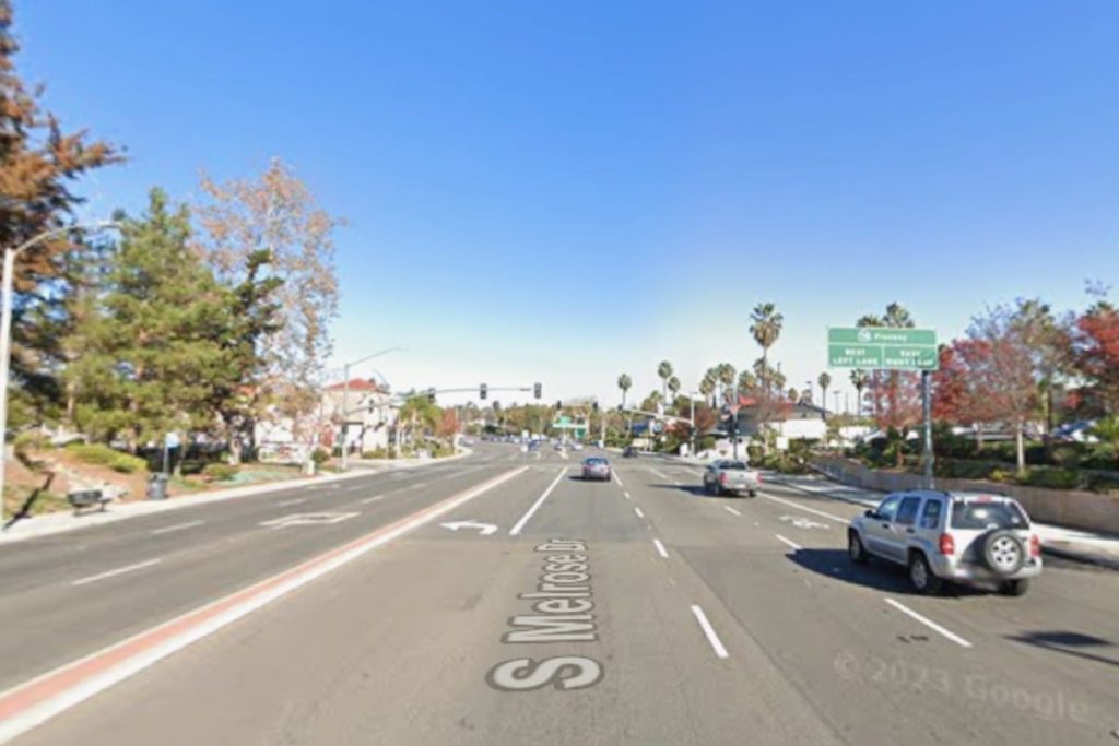 Pedestrian Killed in Collision on South Melrose Drive in Vista, Investigation Underway