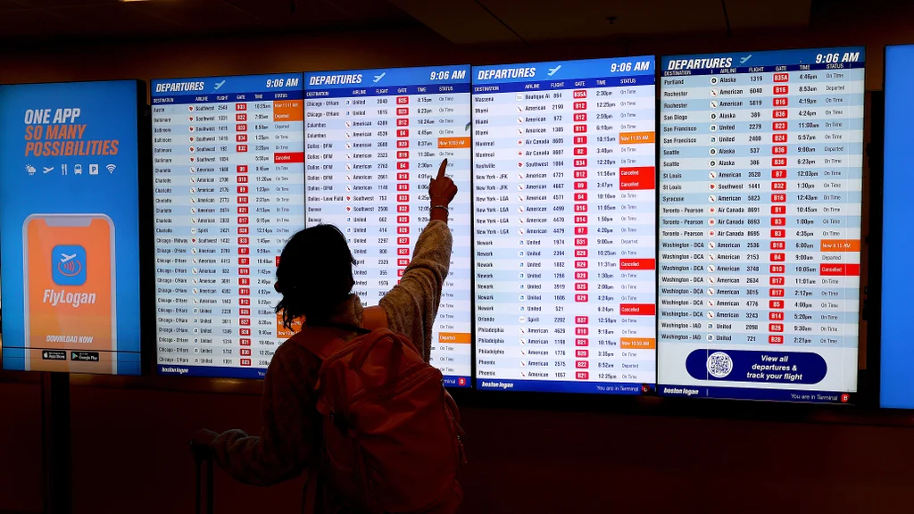 Frustration grows at Boston’s Logan Airport as government shutdown causes flight cancellations to rise