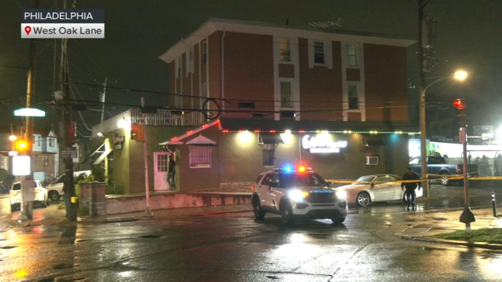 Argument outside West Oak Lane bar erupts in gunfire, leaving three injured