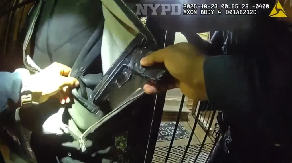 Teen riding bike on Bronx sidewalk ends up in cuffs for weapons possession