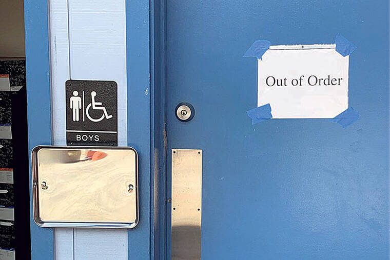 Plumbing leaks plague Kealakehe Elementary School