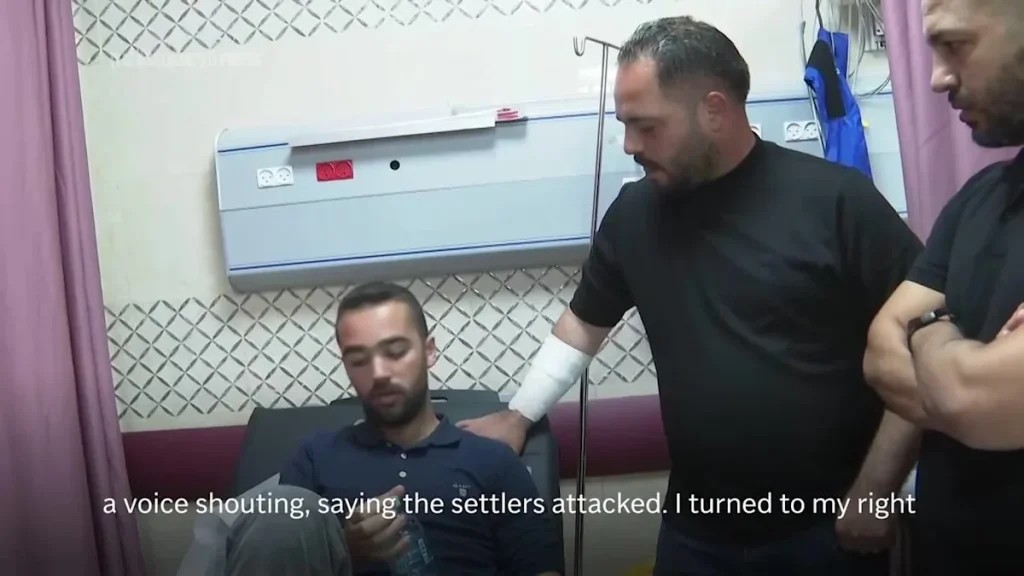 Journalists among injured as Israeli settlers attack olive harvesters in West Bank