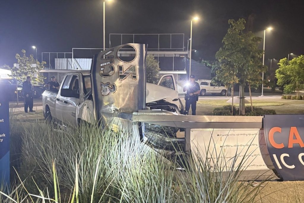 Impaired Driver Arrested for DUI After Crashing into Zócalo Park Sign in Baldwin Park