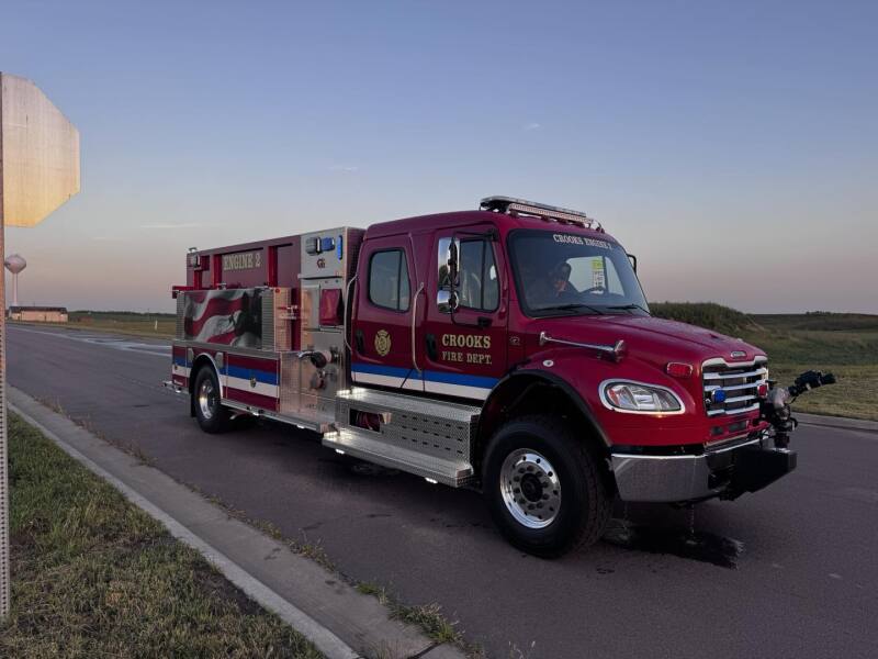 Residential fire in Crooks leaves victim with severe injuries