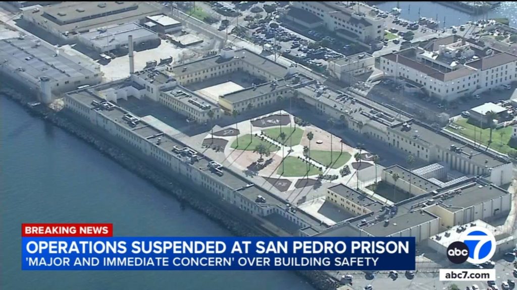 San Pedro prison to suspend operations amid concerns over falling concrete