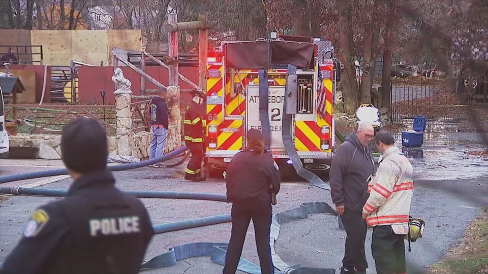 Horse killed in fire that tore through Massachusetts barn