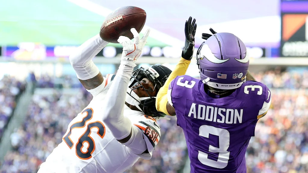 Bears’ Nahshon Wright pays tribute to late coach John Beam with interception: ‘That one was for him’