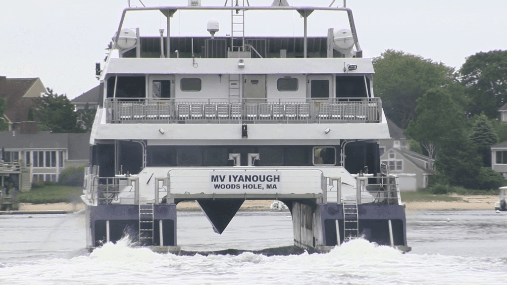 Steamship ferry that services Nantucket out of service after crack in hull found