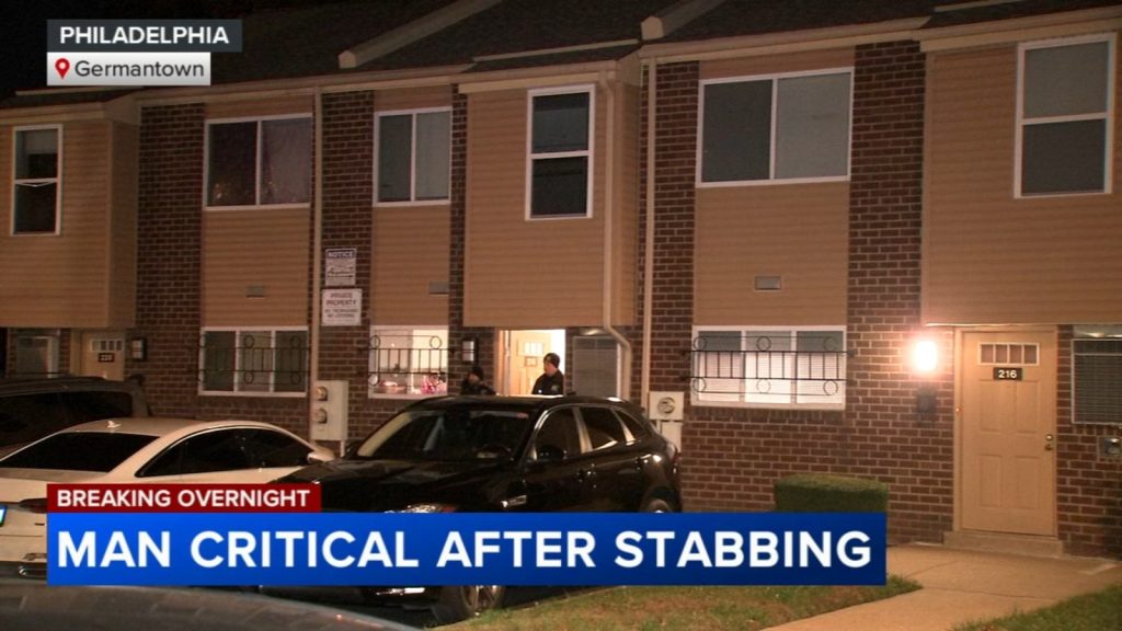 Man critically hurt after being stabbing in Philadelphia’s Germantown section